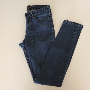 Scotch And Soda 28 Mid Rise Skinny Jeans Stretch Blue Anthro Denim La Bohemienne